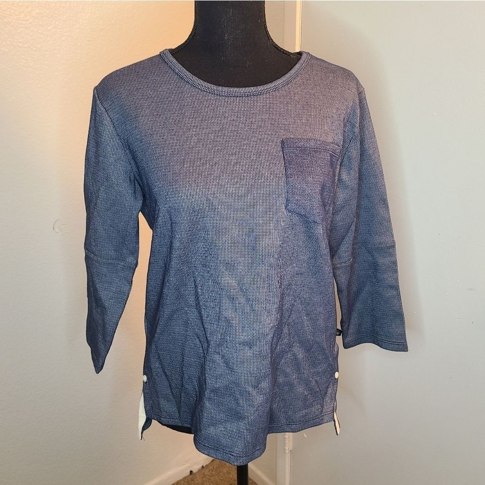 NWT united by blue XS blue pocket‎ t shirt